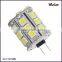 G4 LED 12V 24V 5050 27SMD CRI>80 Led Auto Light