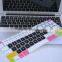 silicone cover for mac keyboard cover , for 13" macbook silicone keyboard cover