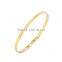 Memories Bangles with Customize Design Word 'THINK POSITIVE' with 4mm/7mm Width
