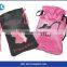 Eco hot sale silk lingerie drawstring bag with customized logo