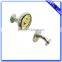 Customized shaped enamel logo metal cufflink