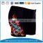 fire printing on boxer shorts for men cotton spandex oem/men swimwear