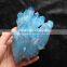 Blue Titanium Angel Aura Quartz Crystal Clusters Specimen