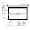 Motorized Projection Screen 50"~200"(with CE /ROhs/FCC certificates)