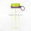 plastic sports bottle with straw/travel bottle/plastic drinking water bottle