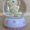 Hot sale eco-friendly cheap bear memorial souvenir snow globes for sale