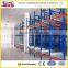 Gravity roller pallet flow rack