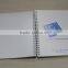 Custom printed debossed A5 spiral bound notebooks