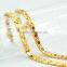 Popular jewelry for man with 5 in 1 element gold chain necklace