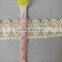 new cream embroidery chemical lace with reasonable price