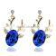 Hallowmas Colorful Stone Earrings Accessory Finest Deer Animal Stud Earrings For Western People
