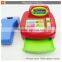Plastic shopping car toys trolley set for kids