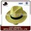 Custom promotional plain straw man hats panama hat