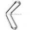 H shape O shape Glass door handle for Stainless steel door handle double sided door pull handle