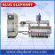 High precision, low vibrations, stable running,6 positions,carousel atc wood engraving cnc router
