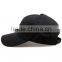 China Factory Daijun New Design OEM High Quality 100%cotton Metal Buckle Black Embroidered logo Men Custom Nigga Snapback Cap