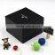 PU Leather Square Clamshell Watch Cases