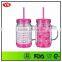 20oz double wall plastic mason jar with insert paper