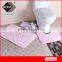 Drona memory foam micro plush 2pc washable bathroom carpet set