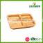 Hot selling fashion Bamboo food dish sauce boat