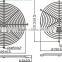 air conditioner fan cover grid