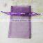 wholesale cheap fancy organza gift pouch for promotional gifts