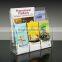 A4/A5/A6 clear plastic flyer holder, leaflet holder, brochure rack