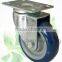 Brown Polyurethane Medium Duty Adjustable Locking Hardware Caster Wheel