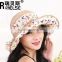 cotton girl hat fashion lady visor hat for promotion