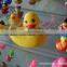 USA standard Four Ducks Yellow Baby Kids Happy Hour Race Cute Toys Bathing Rubber Squeaky CA