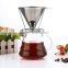 Coffee pour over cone dripper/Stainless Steel Coffee Filter and Maker