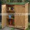 Popular easily-assembled garden wooden tool cabinet on sale