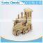 steam railway enginedcraft Kit Assemble Paint DIY 3D Puzzle Toys for Kids Adults the Best Birthday Gift