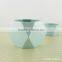 Factory Wholesale Custom Design Prismatic Holder Ceramic Candle Jar