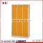 colorful metal 18 doors locker metal wardrobe storage cabinets lockers