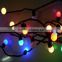 Christmas high quality good price waterdrop home decoration led ball string for tree decoration