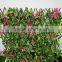 Artificial red maple leaf fence for garden decoration