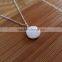 S925 Sterling Silver Genuine Natural Gemstone Druzy Necklace Precious Necklace