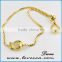 2017 Various pattern chain link bracelets for your choice women gold micro pave bracelet link zircon