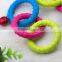 hot sale TPR 3 Color Rings Pet Bite Rubber Toy