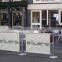 Windbreak Cafe Barrier/exhibition design