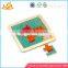 Wholesale wonderful wooden toddler puzzle toy educational baby wooden toddler puzzle toy W14C063