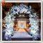 All kinds of flowers mixed with artificial flower wall for decorative