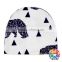 Cartoon Polar Bear Print Blanket Boutique Baby Muslin Blanket With Hat
