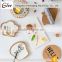 Ec-frienly ,hot-sale cuteKitchen Round Heat Pad Bowls Mat Plates Pad Pot Mat Creative Starbucks Thick Cork Coasters