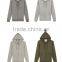 No Pockets Plain Slim Fit Wholesale Zip Hoodies