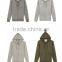 No Pockets Plain Slim Fit Wholesale Zip Hoodies