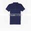 Polyester men's stripe polo t shirt printing