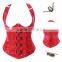 Plus Size Steel Boned Faux Leather Underbust Corset for Women