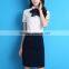 Ladies dress short sleeved uniform fashion stylish shirt suit office ladies airline stewardess uniforms customized clothes